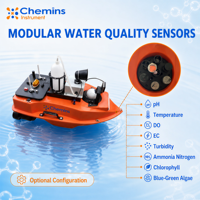 Bateau autonome de surveillance de la qualité de l'eau MF-1000 avec capteur multiparamètre, système de données en temps réel 4G GPS BeiDou, protection IP68