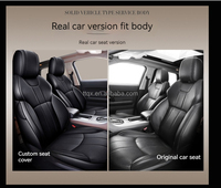 Fundas de asiento de coche personalizadas para Subaru Crosstrek Impreza Forester Outback 2009-2024Juego completo de cuero impermeable Protector de asiento de coche
