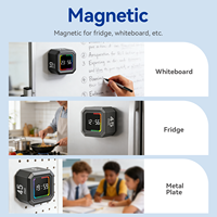 Minuteur Visuel Magnétique Cube avec Écran LCD, Minuteur Numérique à Retournement par Gravité pour la Cuisine, l'ADHD, l'Apprentissage des Enfants, la Salle de Classe, l'Étude et le Méthode Pomodoro