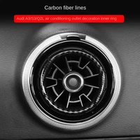Console centrale ABS, pommeau de levier de vitesse, garniture de volant, garniture de porte pour Audi A3 2014-2020, modification de l'intérieur de la voiture