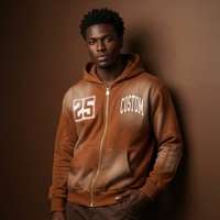 Ensemble de survêtement pour homme personnalisé, délavé à l'acide, 100% coton, jogging, vêtements de sport, survêtement vintage pour homme
