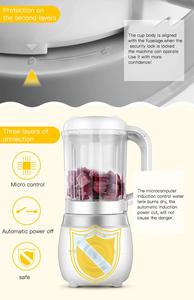 Multifonctionnel multi-fonction Cuiseur Vapeur et <span class=keywords><strong>Mixeur</strong></span> <span class=keywords><strong>pour</strong></span> En Gros Bébé Robot Culinaire Électrique Usage Domestique Couleur Boîte BCU-44 - Product Image 5