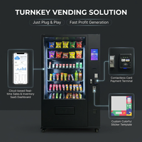 Distributeur automatique de snacks et de boissons de qualité industrielle Zhongda pour bureaux, optimisation de l'espace