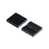 50pcs Dupont Plastique Shell Plug 2.54mm Simple Rangée Dupont Connecteur 1P/2P/3P/4P/5P/6P/7P/8P/9P/10 boîtier P // 12P/13P/16P/20P