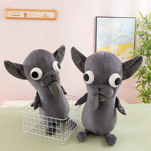 Peluche <span class=keywords><strong>Chihuahua</strong></span> Boutique Wise, oreiller en forme de <span class=keywords><strong>petit</strong></span> chien noir moche et mignon, poupée pour anniversaire, couverture réconfortante, rembourrage en coton PP, vente en gros - Product Image 3