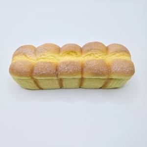 Juguete tostado original de masa al por mayor, tostadas gruesas, modelo de comida simulada, pan de trigo integral suave de PU, panadería, cafetería, espectáculo - Product Image 4