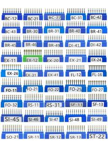10 Pezzi/Scatola Frese Diamantate Dentali per Manipolo ad Alta Velocità, Lucidatura con Modelli Assortiti, Uso Meccanico, Certificato CE - Product Image 4