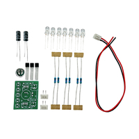 Kit Electrónico DIY OKY3168 con Control por Voz y Luces LED Melódicas, Kit de Educación STEM