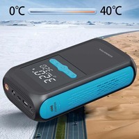 Carstel 300A pompa udara ban Starter lompat baterai mobil Booster 12000mah Power Bank pengisi daya portabel paket baterai Lithium truk 600A