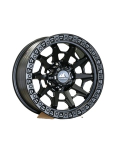 Nuevas llantas de aleación de aluminio fundido de 18X9.0 con radios múltiples, ajuste universal, color negro mate, 3 años de garantía, en stock. - Product Image 1