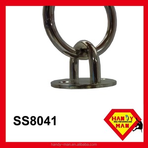 Plaque d'ancrage ronde en acier inoxydable SS8041 pour usage marin et industriel - Product Image 6