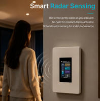 Interrupteur intelligent LANBON US avec écran LCD, gradation en pourcentage, interrupteur intelligent pour maison connectée Tuya WiFi Zigbee