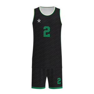 Seragam Basket Pria Logo Kustom Grosir - Seragam Berkualitas Tinggi Bahan Polyester Regular Fit dengan Cetak Transfer Panas - Product Image 3