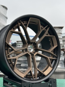 Jantes en alliage d'aluminium forgé en fibre de carbone enveloppées de 2 pièces pour Benz Audi BMW Porsche <span class=keywords><strong>911</strong></span> <span class=keywords><strong>Ferrari</strong></span> F8 17 18 19 20 21 22 23 24 - Product Image 5