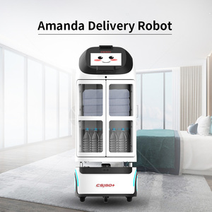 Robot camarero para uso comercial, entrega de comida, evita obstáculos, eficiente, Dron - Product Image 3