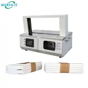 Automatische Papier Plastic Opp Envelop Strapping Banding Machine Bander Verpakking Machine