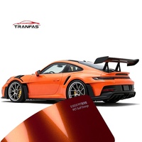 Vinilo Autoadhesivo de Alta Calidad para Envoltura de Autos, Color Naranja Golfo, Certificado SGS, para Porsche 911 GT3 RS