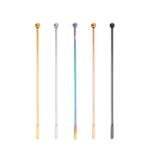 Varillas Mezcladoras de Cócteles de Acero Inoxidable 304 al por Mayor, 18.8cm, Reutilizables, para <span class=keywords><strong>Bar</strong></span>, Fiestas, Café - Product Image 1