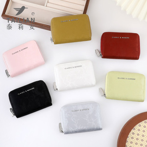 Conception transfrontalière <span class=keywords><strong>Simple</strong></span> pour femmes Portable PU Mini accordéon porte-<span class=keywords><strong>carte</strong></span> bouton sac <span class=keywords><strong>de</strong></span> rangement nouveau Style <span class=keywords><strong>carte</strong></span> <span class=keywords><strong>de</strong></span> <span class=keywords><strong>visite</strong></span> - Product Image 3