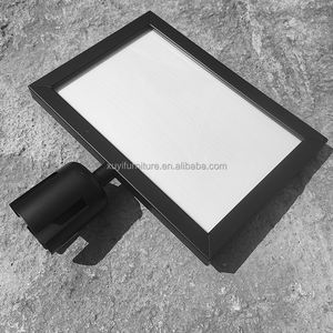 Acciaio nero ritratto Top Stand cartello telaio del traffico barriera Stanchion cartello titolare per la gestione della coda di controllo della folla - Product Image 5