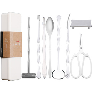 Crab <b>Tools</b> Set 8 Pieces Stainless Steel Seafood Eating Utensils For Hairy Crab With <b>Storage</b> <b>Box</b> - Product Image 1