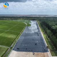 Lámina de Geomembrana de HDPE para Piscifactorías, Camaroneras, Revestimiento de Presas y Vertederos - Anti-UV, Duradera, Garantía de 5+ Años