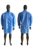 Blouse de laboratoire jetable, uniforme vétérinaire, robe de visiteur