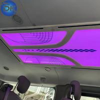 Dingkong - Camioneta Convertible de Lujo de 7 Plazas, Diésel Oscuro, Techo con Partición Completa, Luz Interior, Volante a la Izquierda