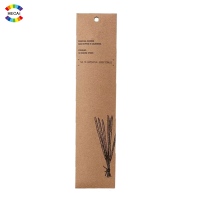 Boîte d'enveloppe en papier kraft personnalisée pour bâtonnets d'encens Boîte d'emballage vide en papier d'encens