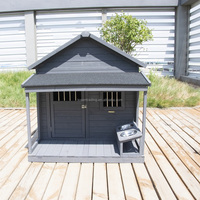Maison de chien moderne de luxe, extérieure, résistante au vent, écologique, en cèdre chinois, pour grands chiens, toutes saisons