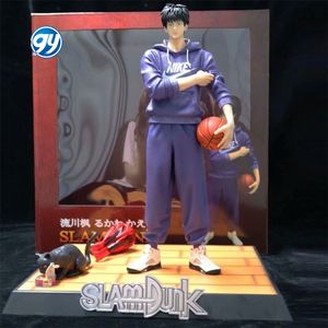 Figuras De 28CM Anime GK Slam Dunk Kaede Rukawa Riding Bike Estatua De PVC Figuras De Acción Juguete <span class=keywords><strong>Slamdunk</strong></span> Figura De Acción - Product Image 2