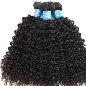 Không Bị Rối Không Đổ Tóc Con Người Bohemian Jerry Curl Weave 16 Inch Trinh Brazil Và Peru Tóc Dệt