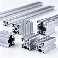Profilé d'extrusion en aluminium industriel creux multi-creux, léger et rigide, pour ligne de production de convoyeurs