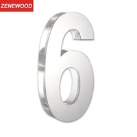Zenewood – Lettres et vis métalliques personnalisées – Décoration créative et originale pour porte et numéro de maison