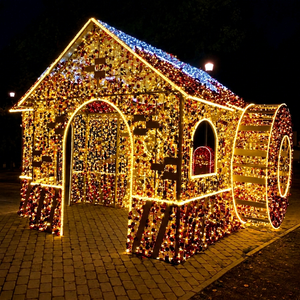<b>Christmas</b> Village House Motif <b>Lighting</b> for Theme Parks Shopping Plazas Resorts Streets and Seasonal Display Projects - Product Image 1