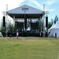 Pilier en aluminium mobile réglable de botte de toit de podium pour le système de Concert avec l'étape pour la botte extérieure d'étape d'événement