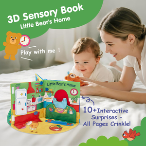 Libro sensoriale <span class=keywords><strong>Montessori</strong></span> per neonati 9-12 mesi, essenziale per i viaggi in auto - Product Image 5