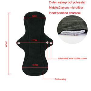 <span class=keywords><strong>ผ้าอนามัย</strong></span>แผ่นซับน้ำนมแผ่นซับน้ำนมแบบนุ่มระบายอากาศได้ดีขนาดเล็กแผ่นซับประจำเดือนกันรั่วและซักได้ - Product Image 2