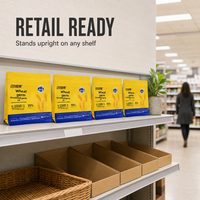 Sachet Doypack personnalisé 220g avec fermeture zip pour emballage de céréales, grains et poudres (germes de blé) – Usine OEM ODM