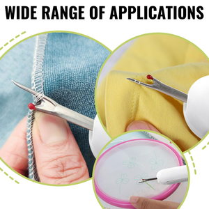 2 in 1 Stretchable <b>Needle</b> <b>Threader</b> Seam Ripper Stitching Remover Household Tool <b>Needle</b> for Hand Sewing Seam Accessories - Product Image 4