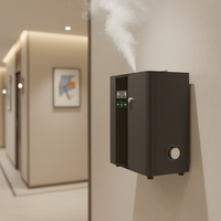 Diffuseur de parfum intelligent électrique sans eau en métal commercial 2026, capacité 280 ml, garantie 1 an, parfum HVAC pour hôtels