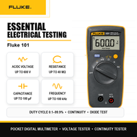   Multimètre numérique portable 101 CAT III 600V Protection IP40 Alimenté par batterie Garantie 1 an Testeur électrique
