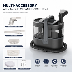 Aspiradora de Vapor Automática para Alfombras y Tapicería, de Alta Succión, Ligera, Fácil de Usar, para Limpieza del Hogar, en Húmedo/Seco, con Certificación CE y CB - Product Image 2