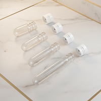 Mini flacons cosmétiques en verre de 1,5 m, 2 ml/5 ml, pour essences, sérums de soin, huiles démaquillantes, échantillons, avec couvercle imprimé et scellé
