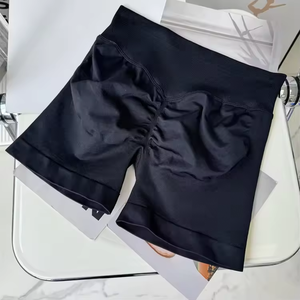 Nouveautés Shorts d'été sans couture pour femmes Logo personnalisé Shorts de sport pour le yoga et la salle de sport pour femmes - Product Image 2