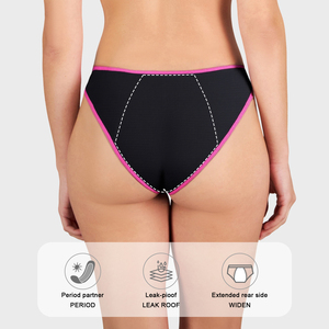 Braguitas Menstruales Personalizadas para Mujer con Broches Laterales, 3 Capas, a Prueba de Fugas, Posparto, Transpirables y Ajustables - Product Image 3