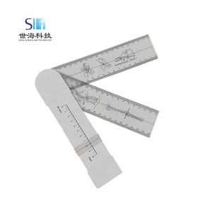 360 डिग्री रीढ़ की हड्डी में दर्द गोनियोमीटर गोनियोमीटर शासक गति परीक्षक दर्द रेटिंग पैमाने तीन टुकड़ा आर्थोपेडिक कोण शासक - Product Image 1