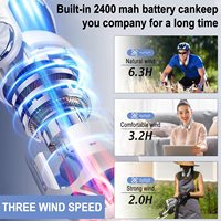 Petit refroidissement par Air rapide USB charge personnelle sans lame Portable portable électrique suspendu tour de cou ventilateur de cou pour l'été en plein air