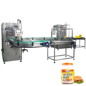 Packing Tomato Paste Hot Sauce Honey Jar Ketchup Filling Capping Labeling Packaging Line Machine