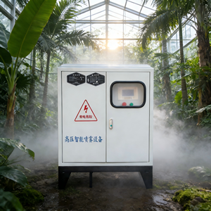 Pulvérisateur haute pression en acier inoxydable pour la climatisation des cours de villégiature, la lutte contre les moustiques, l'aménagement paysager, 50-80 buses de pulvérisation, 15L/min - Product Image 1